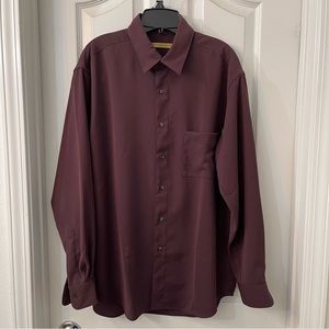 Donna Karan Signature Shirt - Brown.  Mens:  Medium.